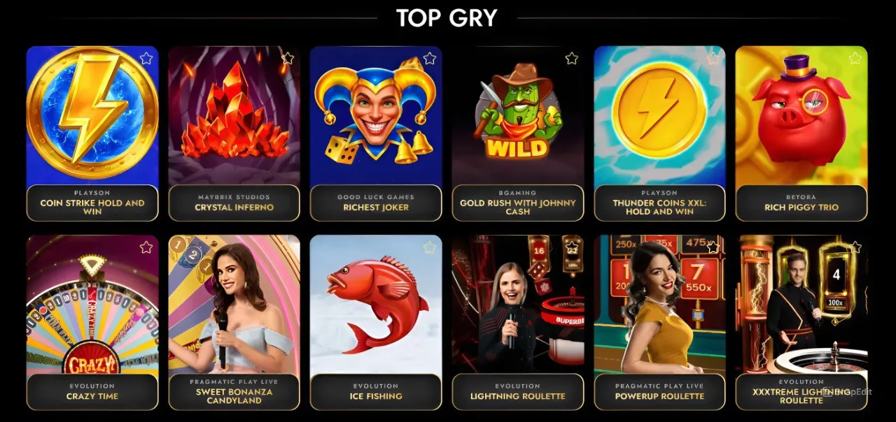 Gry kasynowe w Oscarspin casino